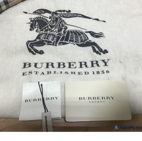 Burberry Prorsum Bennett Gold Coated Canvas Satchel/Boston Bag - Picture 6 of 16